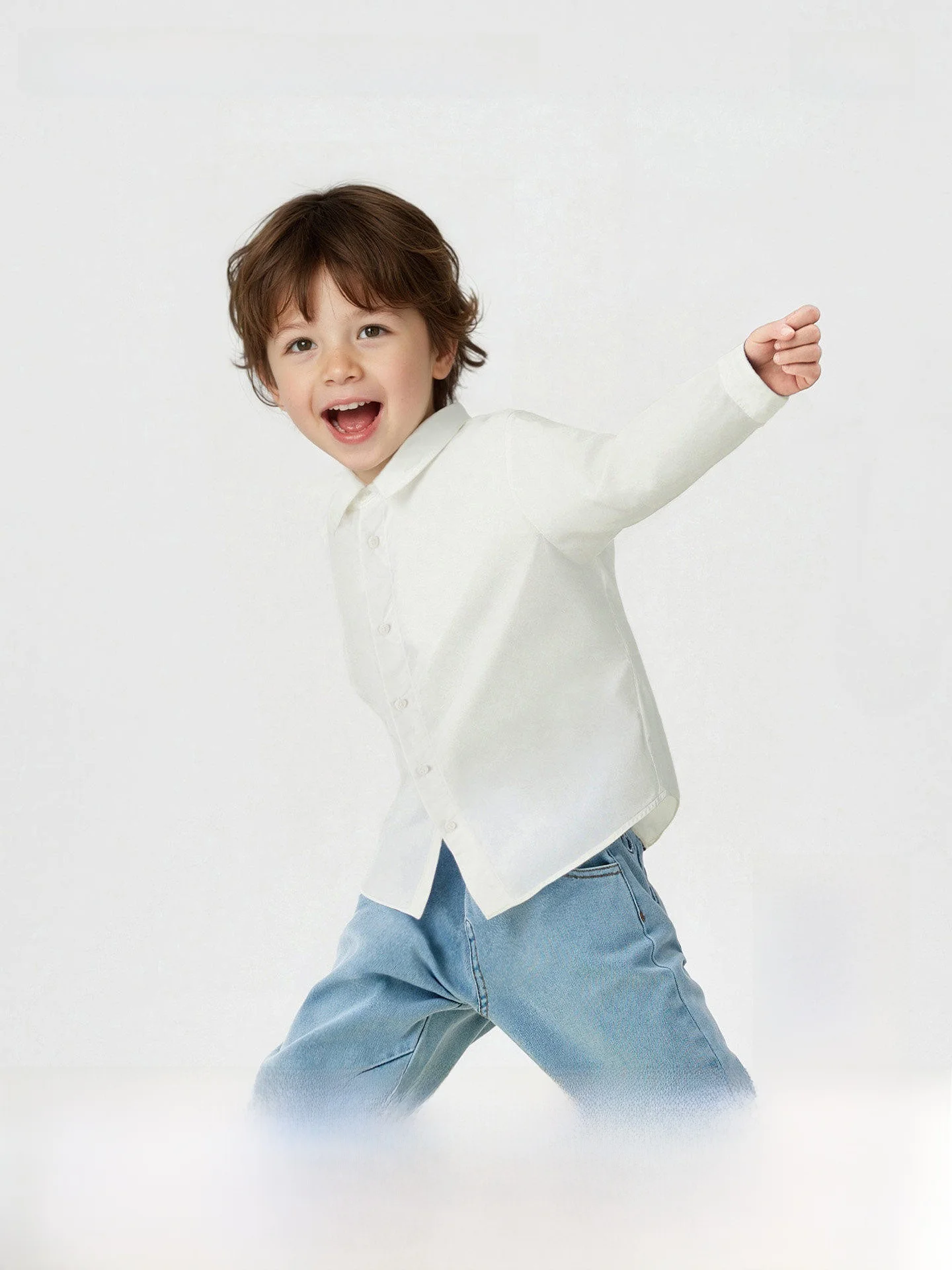 4歳男の子用長袖シャツのサイズガイド：巴拉巴拉コットン製の実際のフィット感と使い勝手