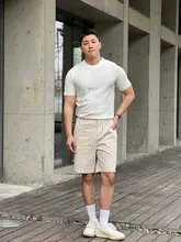 Tシャツ メンズ 夏季 ファッションカジュアル ラウンドネック 単色 しわ防止 シンプル