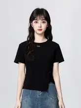 デザイン性の高い流行の半袖Tシャツ【ゆったりとしたシルエット・不規則デザイン】