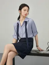 ストライプ柄 半袖シャツ【大人のビジネススタイル・洗練されたデザイン】