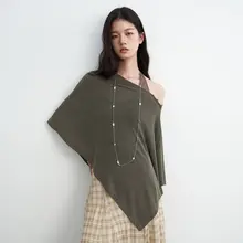 立体的なハニカムテクスチャーの肌触りの良いノースリーブニットTシャツ（セットアップ対応）