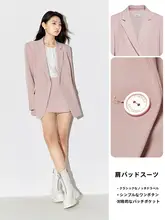 美ら色の中長丈ゆったりジャケット【通勤・スタイル】