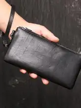 クラッチバッグ セカンドバッグ メンズ レディース 本革 牛革 ロング 小銭入れ スマホポーチ スリム 柔らかい