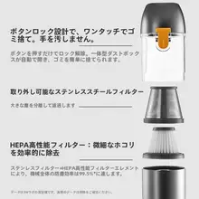3W 多機能ハンディクリーナー【大吸引力・ワイヤレス充電・車載用・ポータブル】