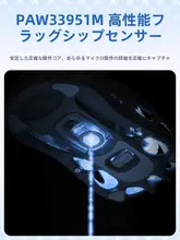 軽量で高級感ある無線マウス【ブルー・小型・グラビティデザイン・女性向け・ゲーム・オフィス用】