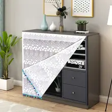 装飾用シェードカーテン【レース遮光・穴あけ不要・キッチンやキャビネット用】