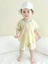 赤ちゃん用夏季ウェア【男女兼用・軽量・短袖・ショートパンツ・家庭用エアコン対応】（セットアップ対応）