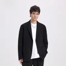 ビジネススーツ【ストライプ・秋用・ゆったりフィット】（セットアップ対応）