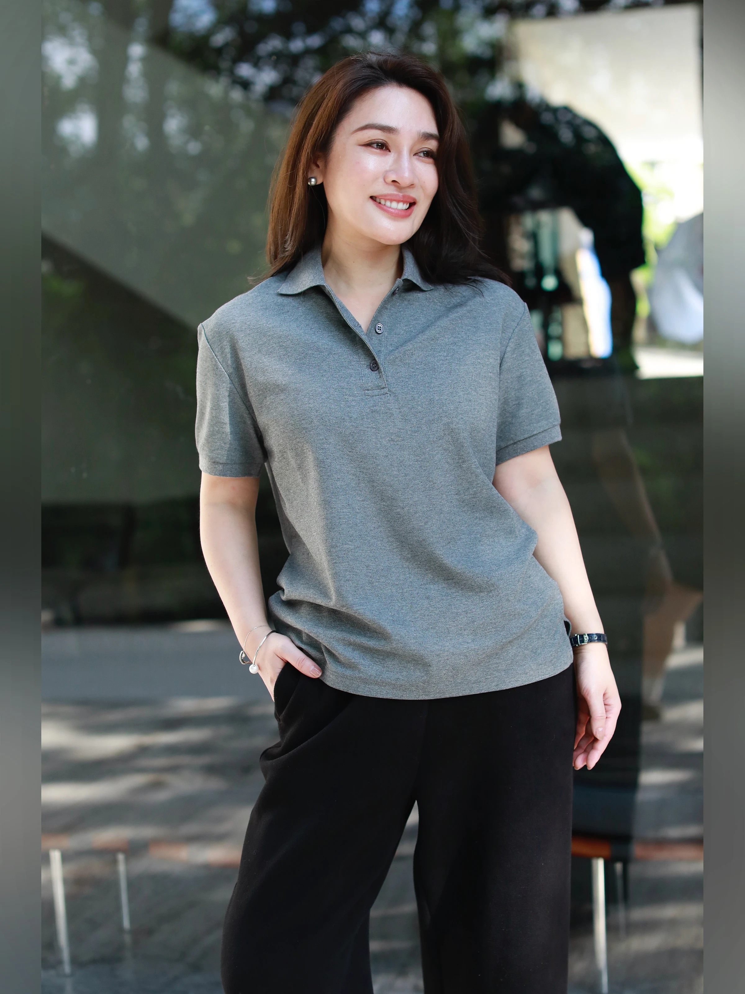 30代の日常コーデに欠かせないTシャツは？ポロカラーのカジュアルTシャツが解決する悩み