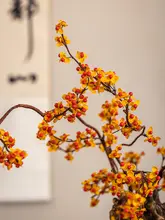 高級なバイオミミクリ花のアレンジメント【干し花・禅スタイル・リビング装飾用】