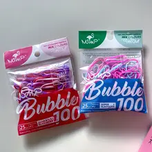 極上の柔らかさ！マルチカラーのエラスティックヘアタイ【麻花辫・ポニーテール用・使い捨て】（セットアップ対応）