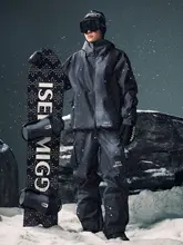 防水スノーボードウェア【男性用・プロフェッショナルデザイン・全圧接着仕様】（セットアップ対応）
