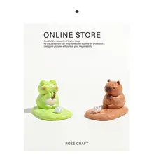 ROSE CRAFT モバイルスタンド 可愛いデスクトップ装飾【創意・感情の解消・オフィス用】