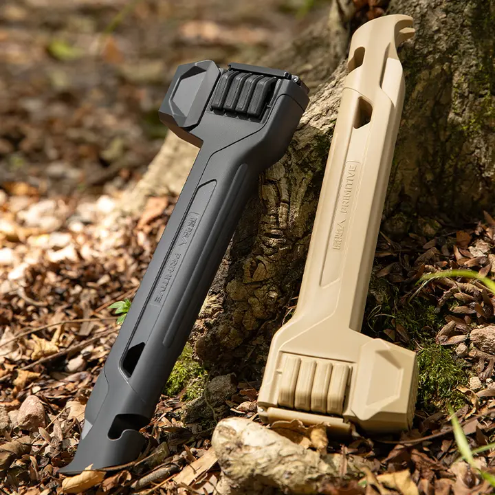 The Primitive ペグハンマー 多機能 アウトドア キャンプ テント タープ ペグ抜き サバイバルギア キャンプギア