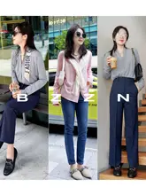 BZZN プリーツVネックストレート長袖シャツ【精紡ウール・ビジネス向け】