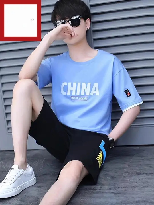 青少年用 半袖Tシャツ【おしゃれデザイン・夏用・通学向け】（セットアップ対応）