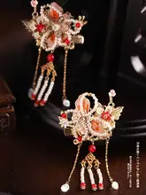 漢服用 ヘアアクセサリー【おしゃれな頭花・クリップ式・子供用】