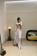 不規則な裾のウールスカート【秋向け・柔らかな雰囲気】