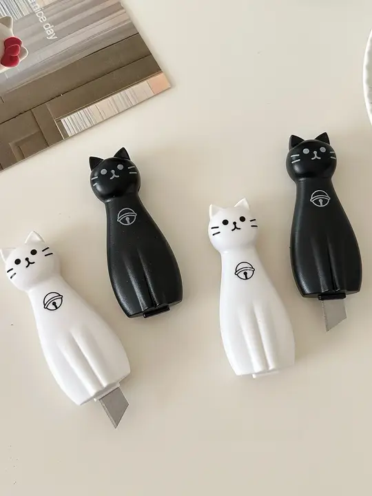 かわいい猫デザインの開梱ナイフ【クリエイティブ・ミニサイズ・宅配便用】
