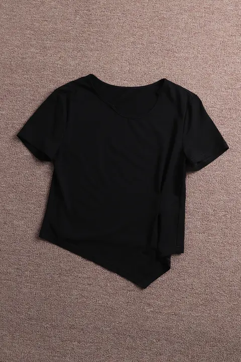 デザイン性に優れたフランス風半袖Tシャツ【女性用・カジュアルスタイル】