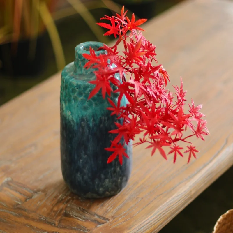 紅葉の造花：新中式リビング装飾に最適な盆栽素材の選定ガイド