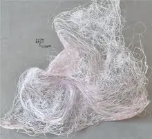 淡い紫のヴィンテージ風織りメッシュ生地【婚礼装飾用・ハンドメイド対応】