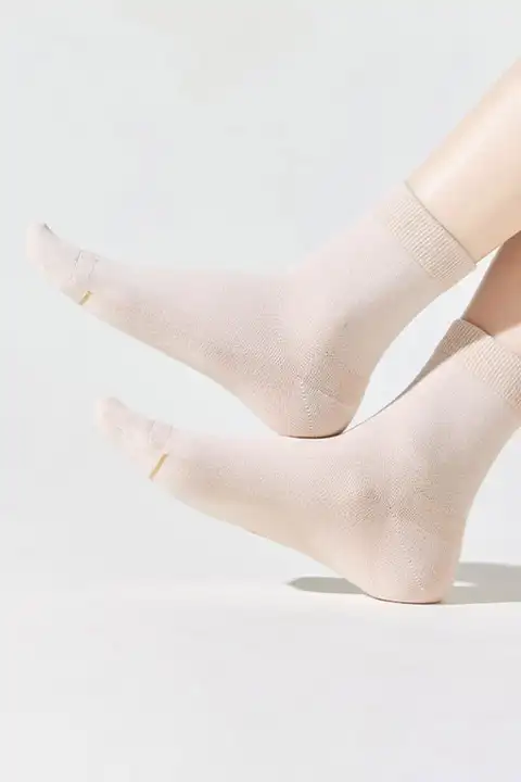 カップル用艾草エッセンシャルオイル入り中筒ソックス【抗菌防臭・滑り止め・耐磨性】（セットアップ対応）