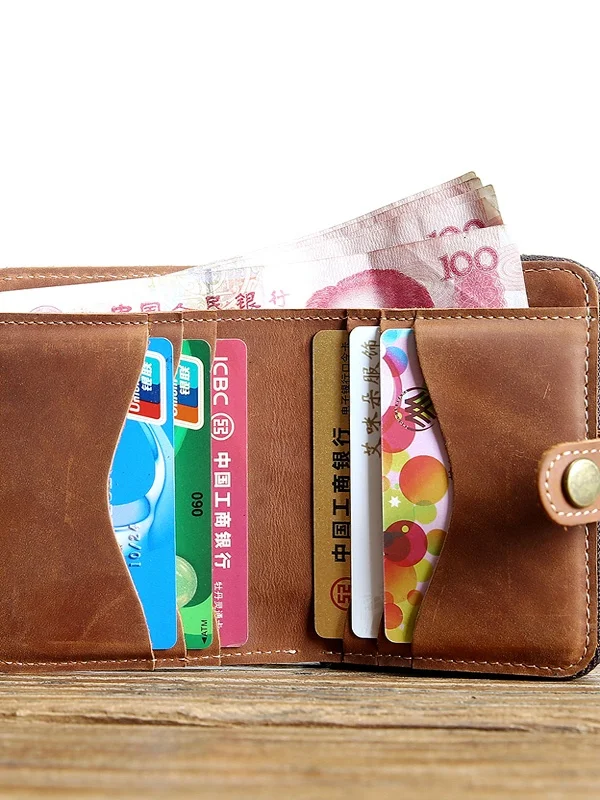 本革製メンズミニ財布【レトロデザイン・ファスナー式】の実用性と価格帯を徹底解説