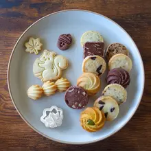キャラクター柄 リスと栗のクッキー型【カエデとイチョウ・ドングリ・松ぼっくり・DIYツール】
