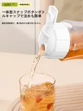 高温対応の大容量冷水ポット【フルーツティー/冷泡用・目盛り付き・冷蔵庫用】