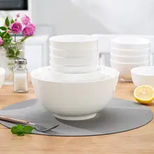 景徳鎮製 骨瓷 白いご飯茶碗【家庭用・陶器製・単品】
