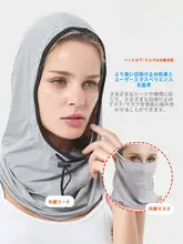 SoloSunny フルフェイス UVカットマスク【夏用・薄型・通気性・男女兼用】