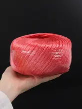 カラフルな大巻きプラスチック結束ロープ【ナイロン製・野菜や宅配用に最適・耐裂け性】