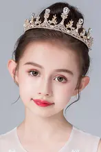 ティアラ ヘアアクセサリー キッズ ガールズ ラインストーン 発表会 バースデー 撮影