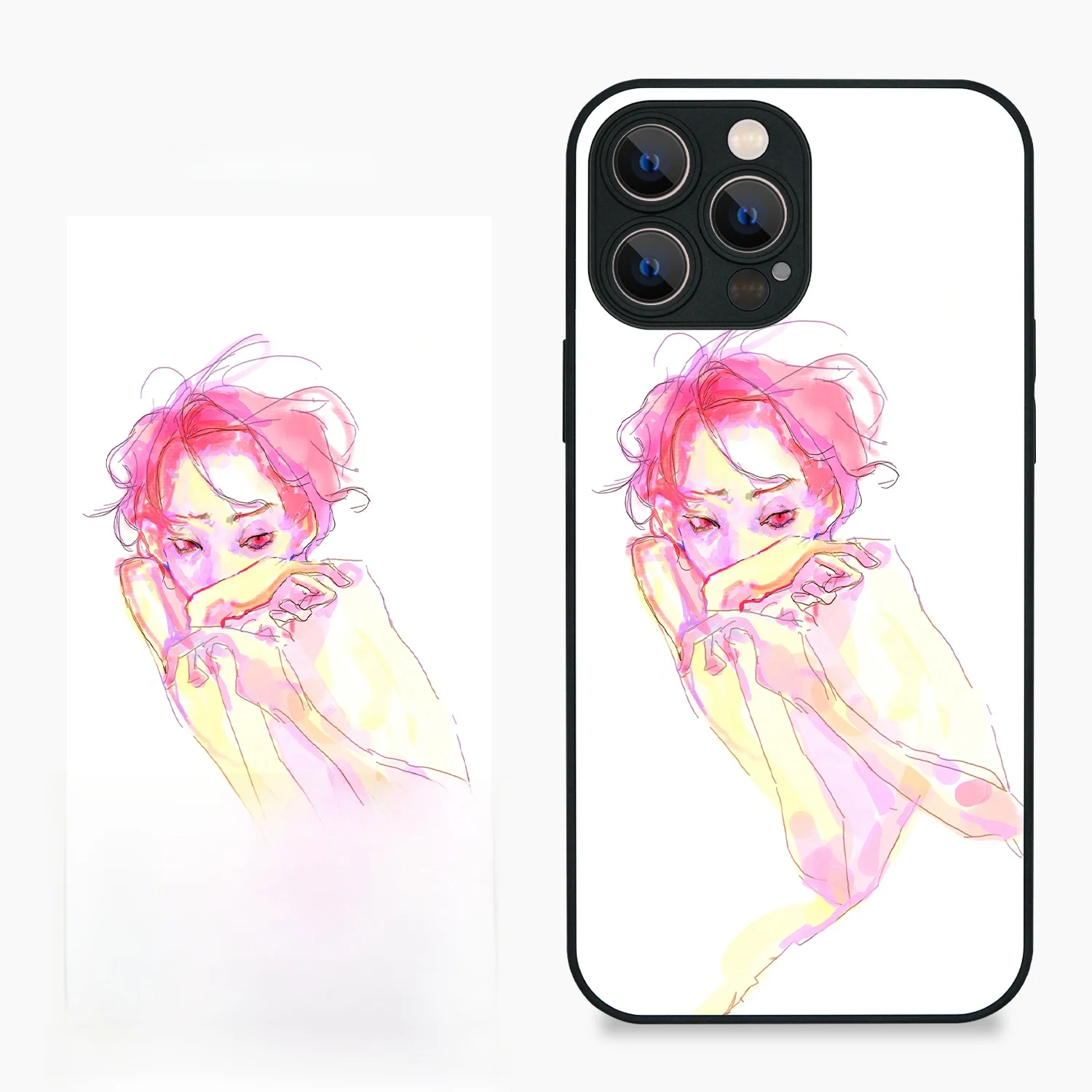 イラストレーターとのコラボ！浮遊するコードキャットデザインのスマートフォンケース