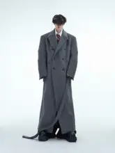 ArguE CulturE ウールダブルブレストコート【オーバーサイズ・ロング・厚手】