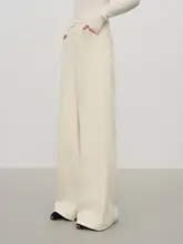 復古風のゆったりとしたストレートカットパンツ【冬用・コーデュロイ・スリム効果】（セットアップ対応）