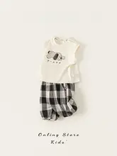 2点セット キッズ ボーイズ ガールズ 低月齢 ベビー 夏物 カジュアル おしゃれ「INSbobo」