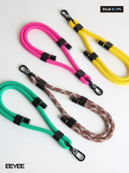 bluecorn スマホ用短型ストラップ【6mm調整可能・シンプルデザイン・アウトドア向け】