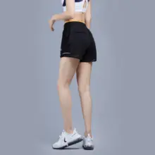 Monster Guardians トレーニング用 2色スポーツショートパンツ【女性用・防透け・ゆったり・通気性】