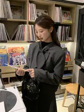 ジャケット レディース 蝶結び プリーツスカート 2点セット 秋 韓流 きれいめ 上品 ガーリー
