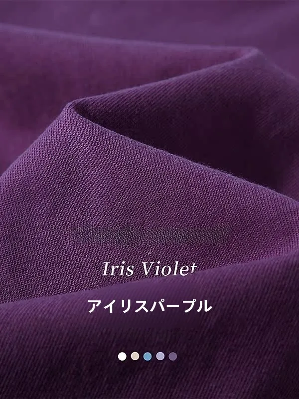 深い紫色のショートスリーブTシャツは、本当に夏の日常を彩るのか？
