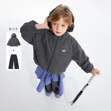 男の子用カジュアルアウトドアウェア【春秋用・子供用・極上の柔らかさ】（セットアップ対応）