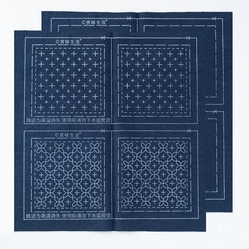刺し子刺繍材料キット【紫陽花デザイン・DIYコースター用】：家庭で楽しめるアート＆クラフトプロジェクトの実用性と価格戦略