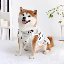 ペット用 冬季保温 犬用ウェア【柴犬・テディ・ビションフリーゼ用・リード付きベスト】