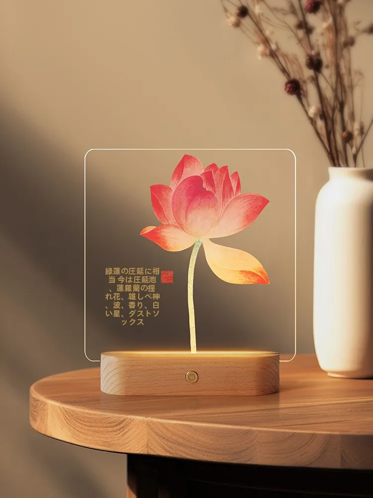 LEDキャンドルと電球常夜灯をどう選ぶ？中華蓮花デザインのデスクトップライトが解決する日常の照明悩み