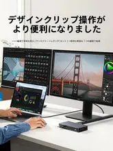 三画面拡張デスクトップドッキングステーション Type-C HDMI DP ディスプレイ変換器 USBハ  ブ MacBook ノートパソコン用