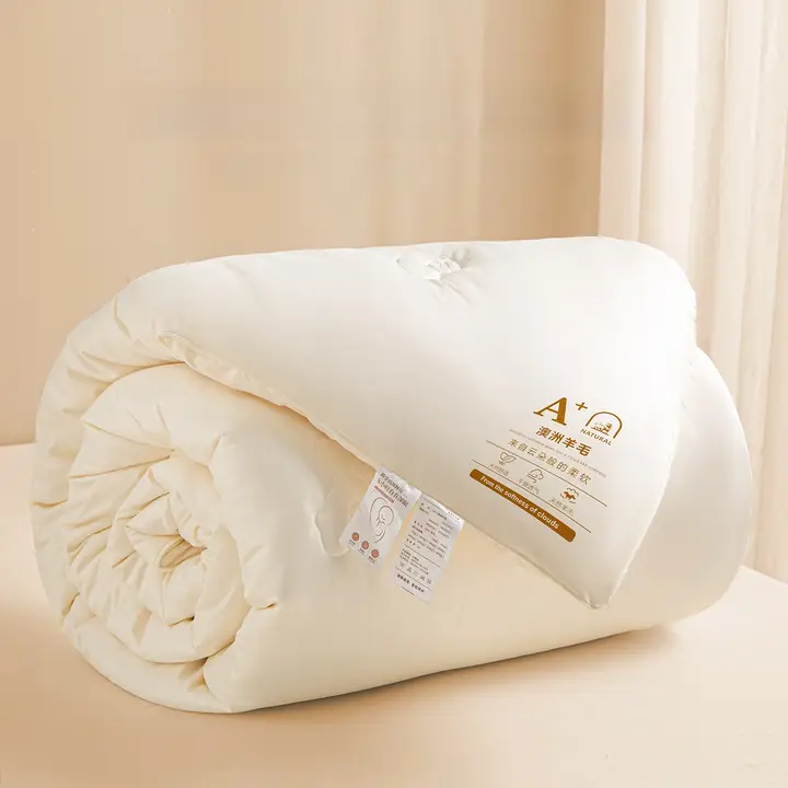 オーストラリア産ウール使用 厚手毛布【冬用・保温性・純正ウール】