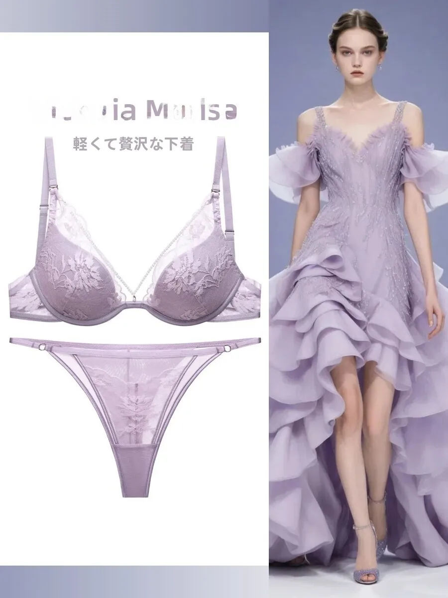 維多利亚マリサのレッドレースブラジャー：大胸を美しく見せる薄手デザインの高級ランジェリー
