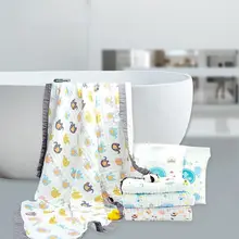 極上の柔らかさの純綿ガーゼバスタオル【赤ちゃん用・吸水性抜群・厚手・六層構造】